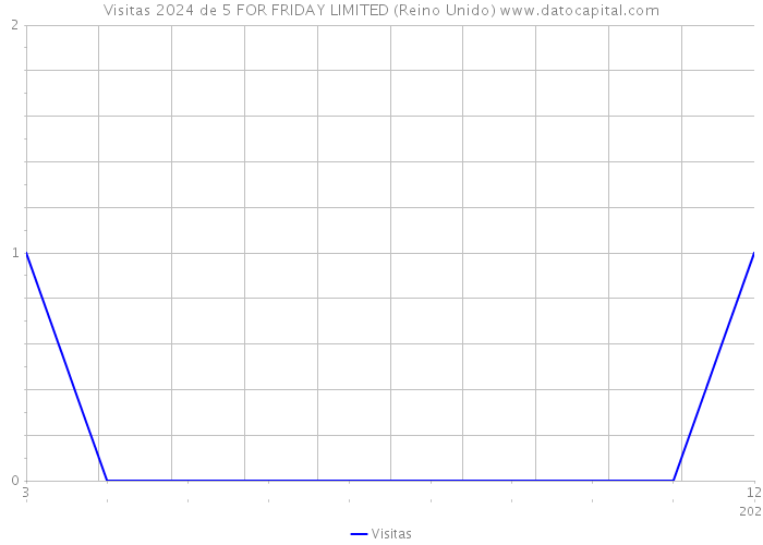 Visitas 2024 de 5 FOR FRIDAY LIMITED (Reino Unido) 