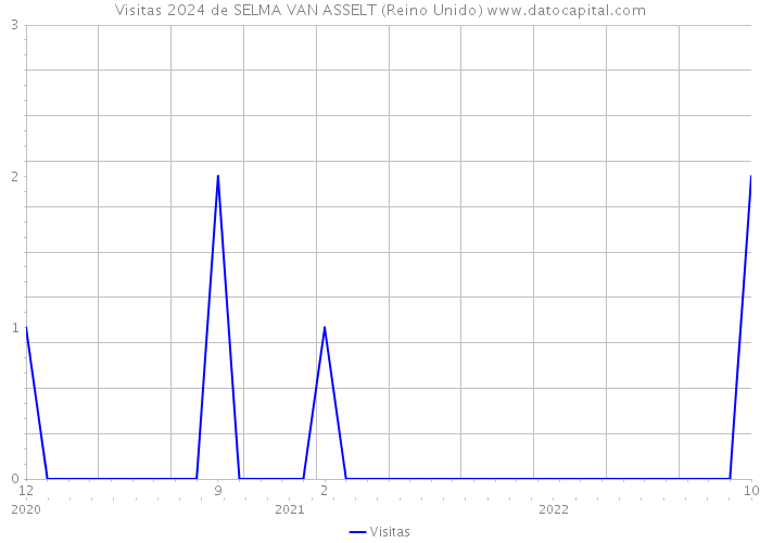 Visitas 2024 de SELMA VAN ASSELT (Reino Unido) 