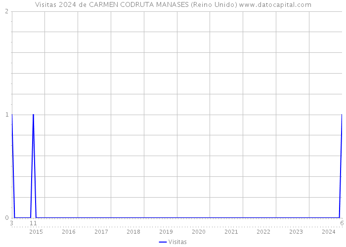 Visitas 2024 de CARMEN CODRUTA MANASES (Reino Unido) 