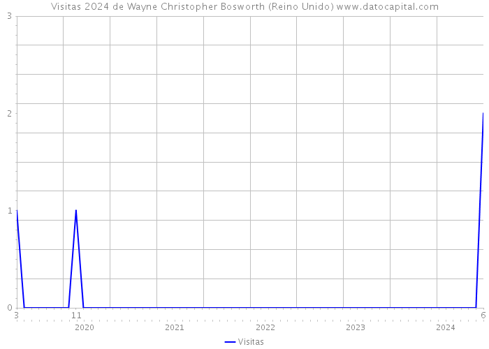 Visitas 2024 de Wayne Christopher Bosworth (Reino Unido) 