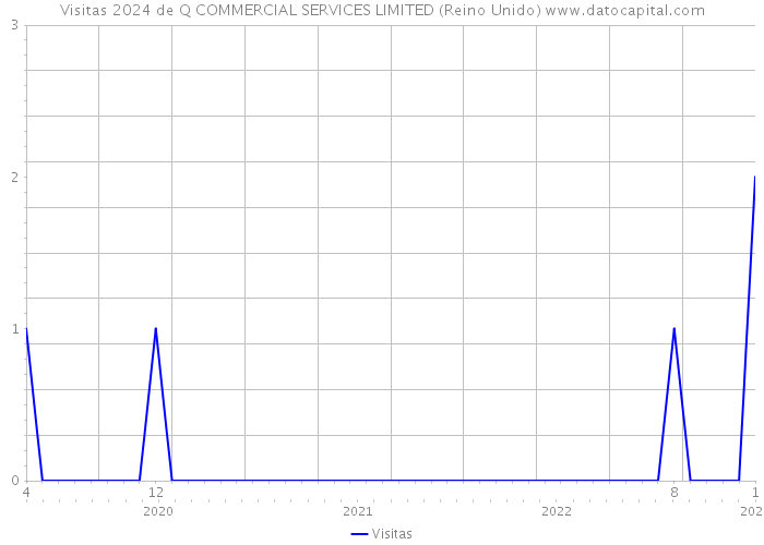 Visitas 2024 de Q COMMERCIAL SERVICES LIMITED (Reino Unido) 