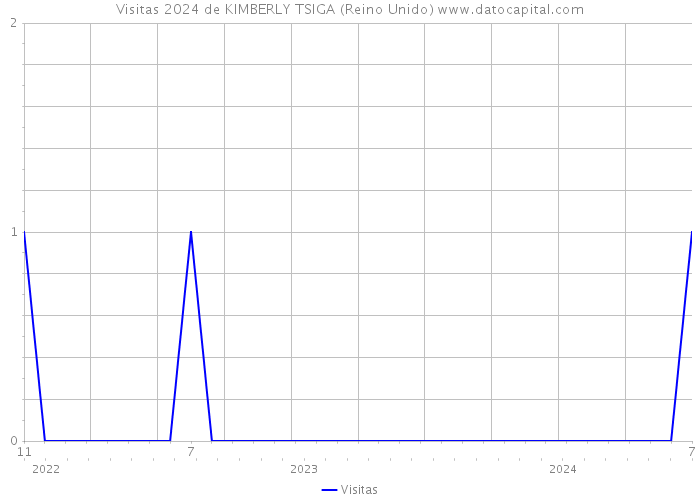 Visitas 2024 de KIMBERLY TSIGA (Reino Unido) 