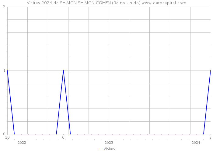 Visitas 2024 de SHIMON SHIMON COHEN (Reino Unido) 