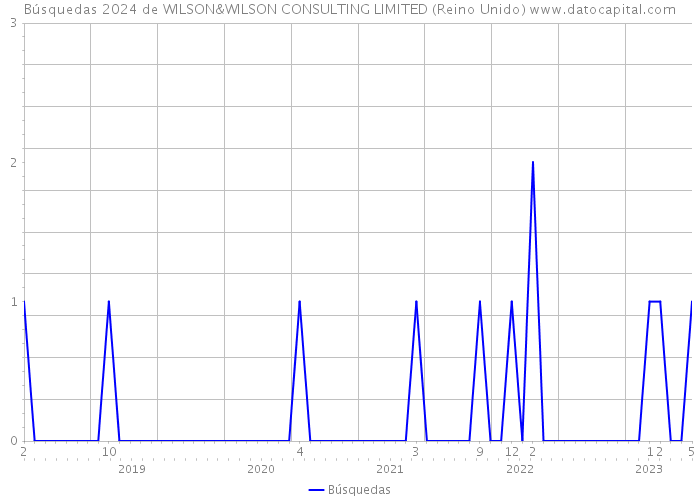 Búsquedas 2024 de WILSON&WILSON CONSULTING LIMITED (Reino Unido) 