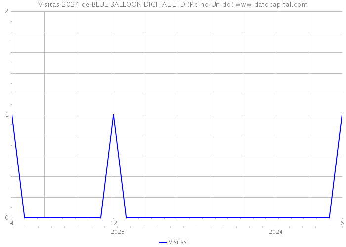 Visitas 2024 de BLUE BALLOON DIGITAL LTD (Reino Unido) 