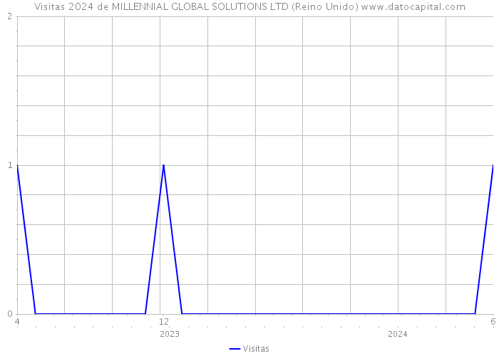 Visitas 2024 de MILLENNIAL GLOBAL SOLUTIONS LTD (Reino Unido) 