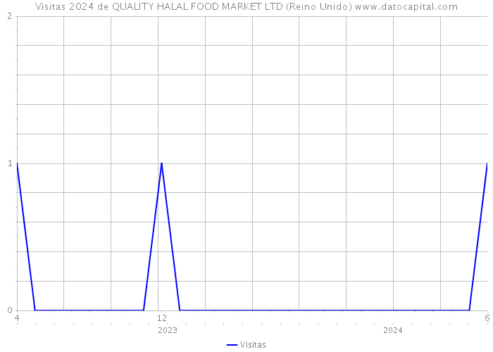 Visitas 2024 de QUALITY HALAL FOOD MARKET LTD (Reino Unido) 