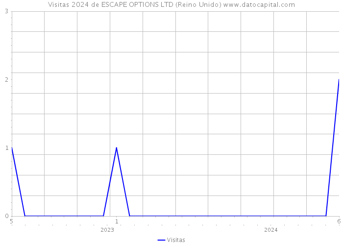 Visitas 2024 de ESCAPE OPTIONS LTD (Reino Unido) 