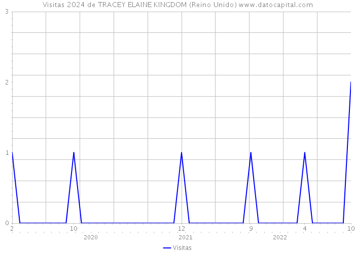 Visitas 2024 de TRACEY ELAINE KINGDOM (Reino Unido) 