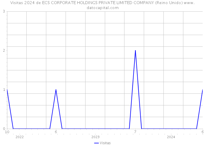 Visitas 2024 de ECS CORPORATE HOLDINGS PRIVATE LIMITED COMPANY (Reino Unido) 