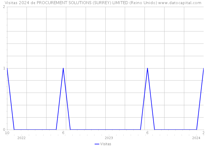 Visitas 2024 de PROCUREMENT SOLUTIONS (SURREY) LIMITED (Reino Unido) 