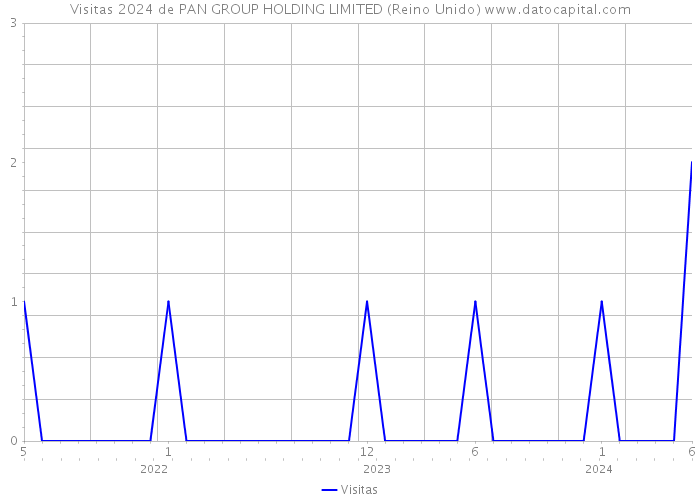 Visitas 2024 de PAN GROUP HOLDING LIMITED (Reino Unido) 