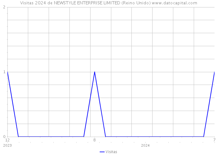 Visitas 2024 de NEWSTYLE ENTERPRISE LIMITED (Reino Unido) 