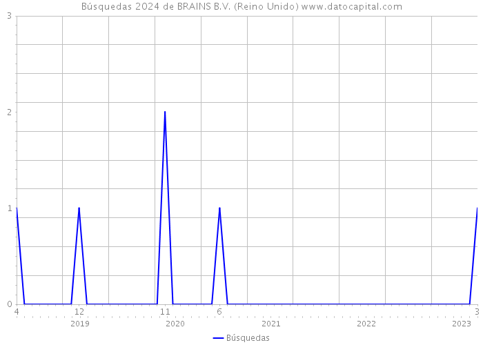 Búsquedas 2024 de BRAINS B.V. (Reino Unido) 