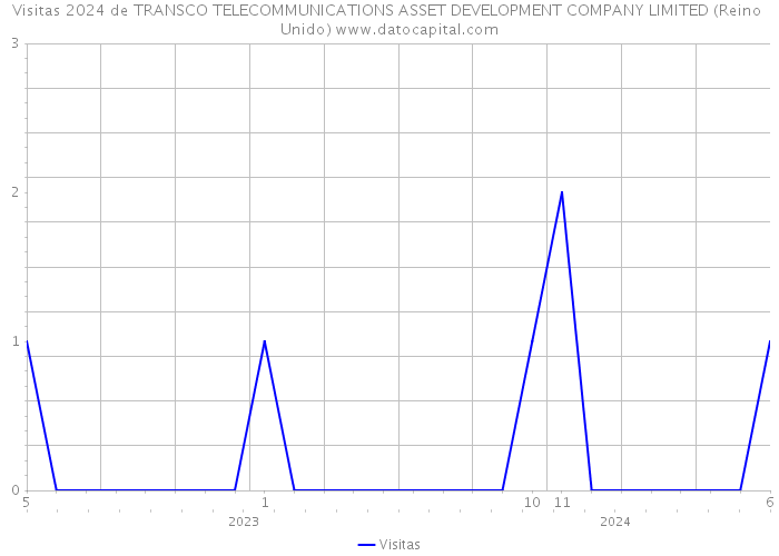Visitas 2024 de TRANSCO TELECOMMUNICATIONS ASSET DEVELOPMENT COMPANY LIMITED (Reino Unido) 