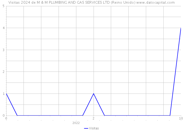 Visitas 2024 de M & M PLUMBING AND GAS SERVICES LTD (Reino Unido) 