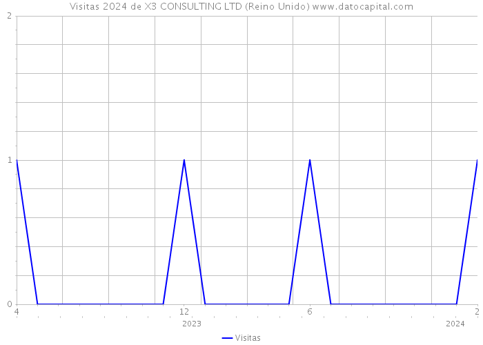 Visitas 2024 de X3 CONSULTING LTD (Reino Unido) 