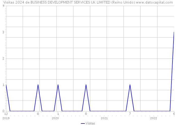 Visitas 2024 de BUSINESS DEVELOPMENT SERVICES UK LIMITED (Reino Unido) 