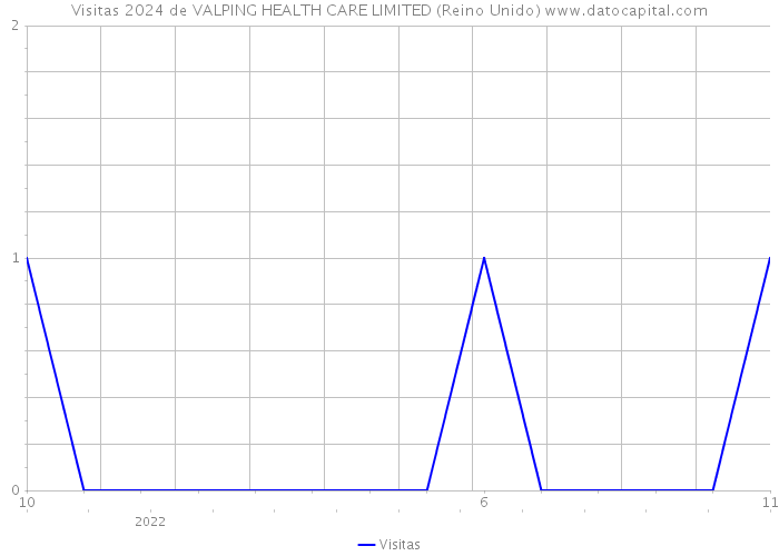 Visitas 2024 de VALPING HEALTH CARE LIMITED (Reino Unido) 