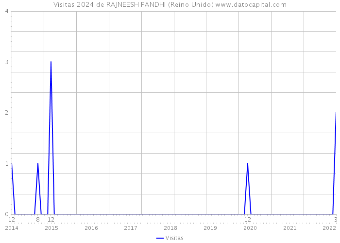 Visitas 2024 de RAJNEESH PANDHI (Reino Unido) 