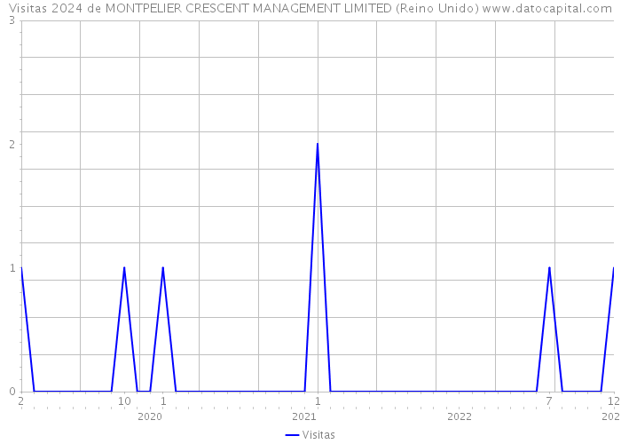 Visitas 2024 de MONTPELIER CRESCENT MANAGEMENT LIMITED (Reino Unido) 