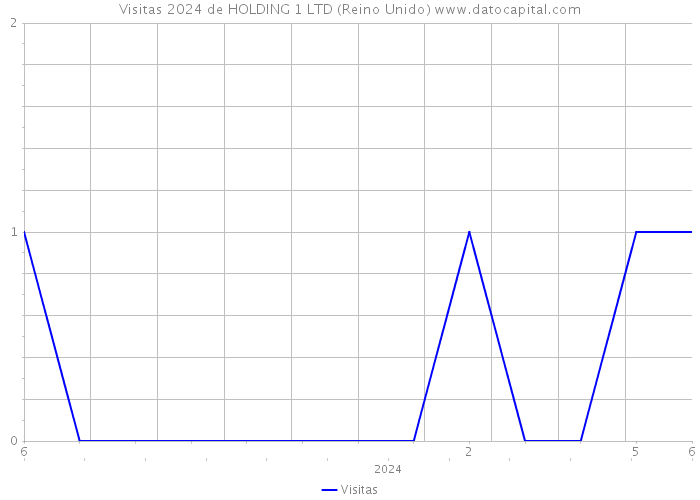 Visitas 2024 de HOLDING 1 LTD (Reino Unido) 