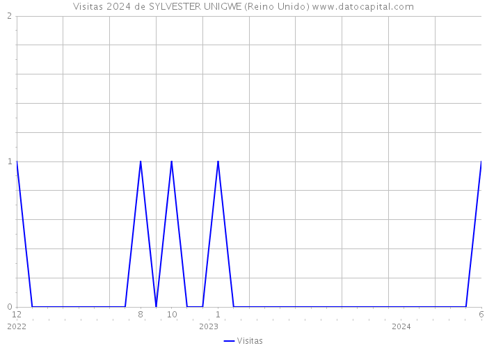 Visitas 2024 de SYLVESTER UNIGWE (Reino Unido) 