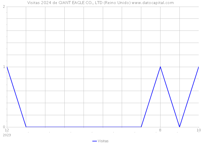 Visitas 2024 de GIANT EAGLE CO., LTD (Reino Unido) 