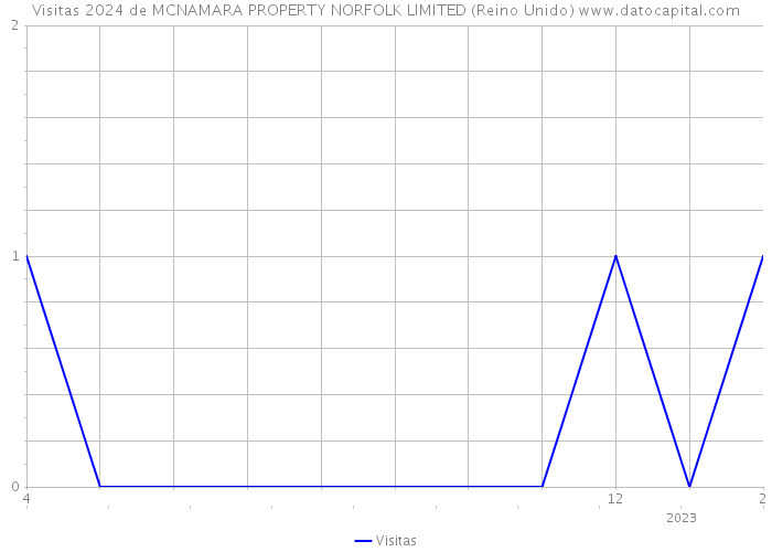 Visitas 2024 de MCNAMARA PROPERTY NORFOLK LIMITED (Reino Unido) 