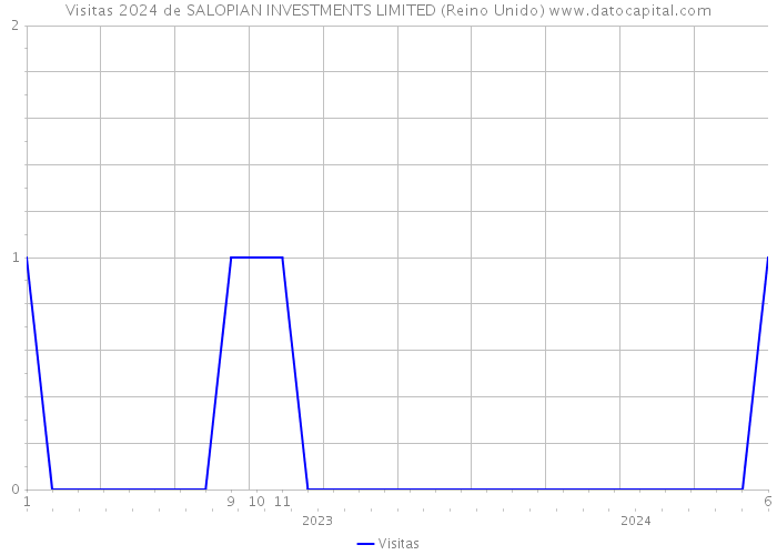 Visitas 2024 de SALOPIAN INVESTMENTS LIMITED (Reino Unido) 