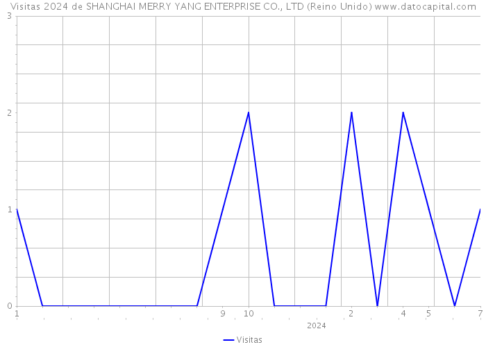 Visitas 2024 de SHANGHAI MERRY YANG ENTERPRISE CO., LTD (Reino Unido) 