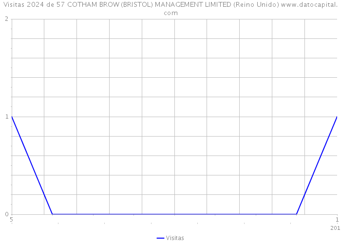 Visitas 2024 de 57 COTHAM BROW (BRISTOL) MANAGEMENT LIMITED (Reino Unido) 