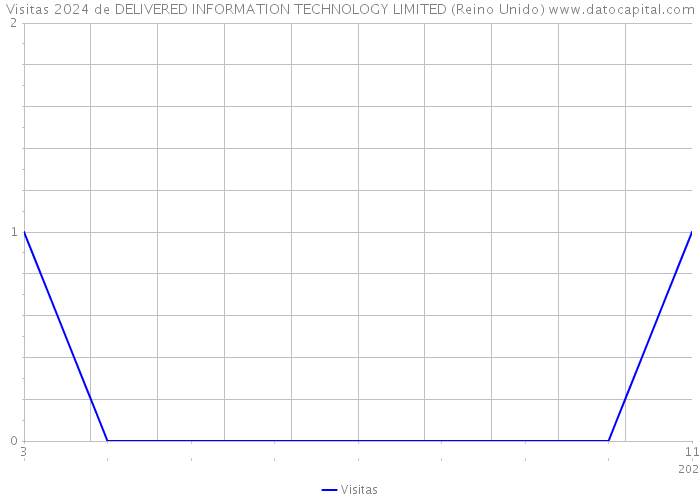 Visitas 2024 de DELIVERED INFORMATION TECHNOLOGY LIMITED (Reino Unido) 