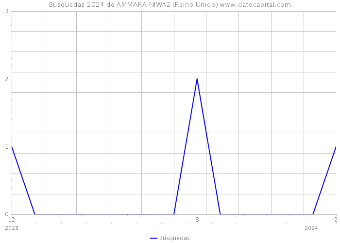 Búsquedas 2024 de AMMARA NIWAZ (Reino Unido) 