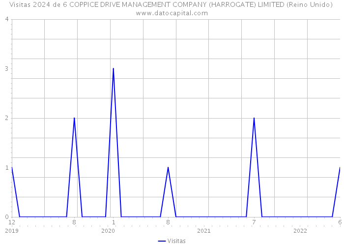 Visitas 2024 de 6 COPPICE DRIVE MANAGEMENT COMPANY (HARROGATE) LIMITED (Reino Unido) 