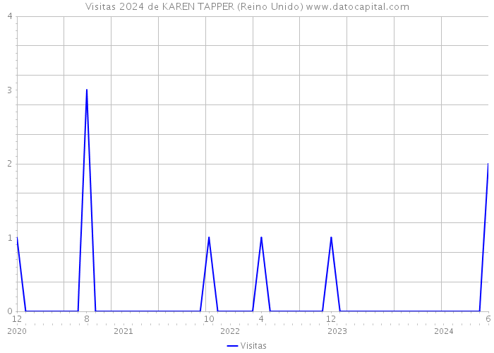 Visitas 2024 de KAREN TAPPER (Reino Unido) 