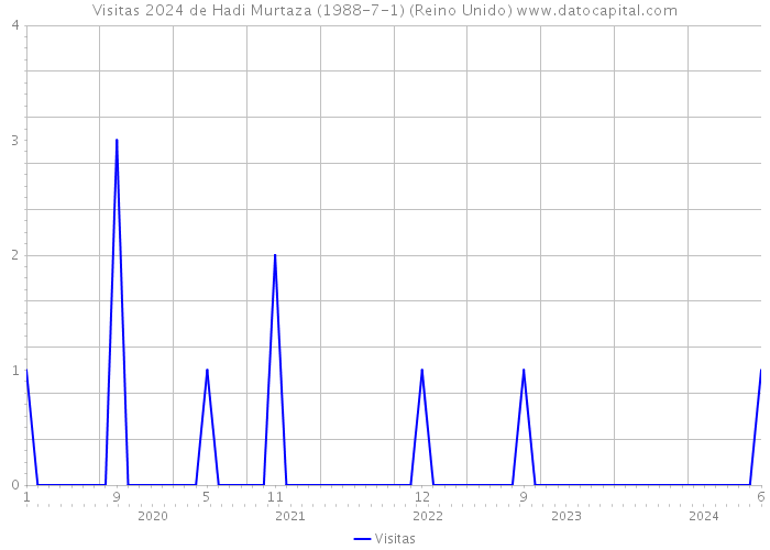 Visitas 2024 de Hadi Murtaza (1988-7-1) (Reino Unido) 