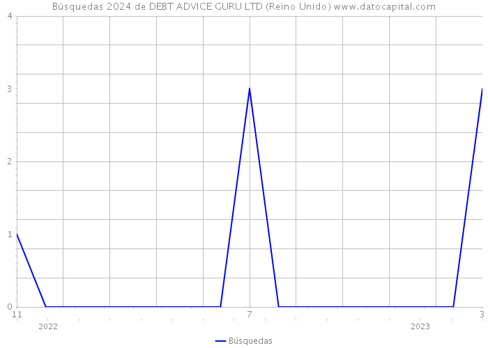 Búsquedas 2024 de DEBT ADVICE GURU LTD (Reino Unido) 