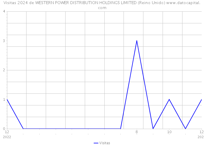 Visitas 2024 de WESTERN POWER DISTRIBUTION HOLDINGS LIMITED (Reino Unido) 