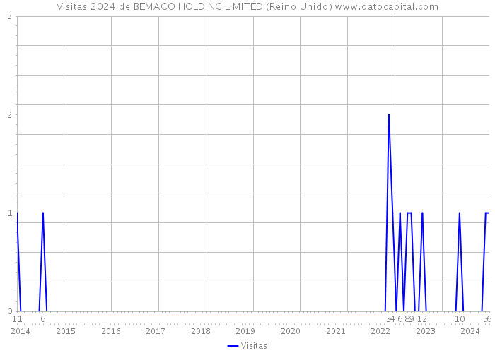 Visitas 2024 de BEMACO HOLDING LIMITED (Reino Unido) 