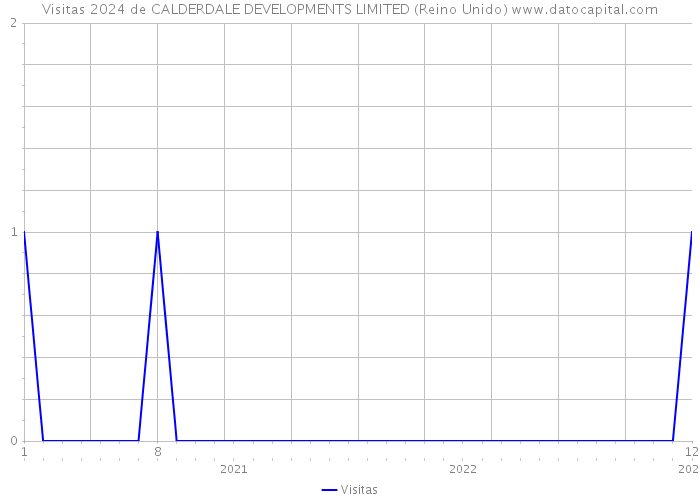 Visitas 2024 de CALDERDALE DEVELOPMENTS LIMITED (Reino Unido) 