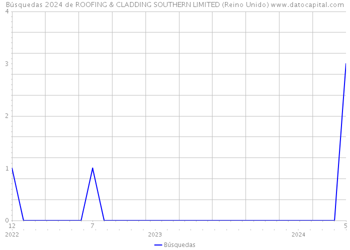 Búsquedas 2024 de ROOFING & CLADDING SOUTHERN LIMITED (Reino Unido) 