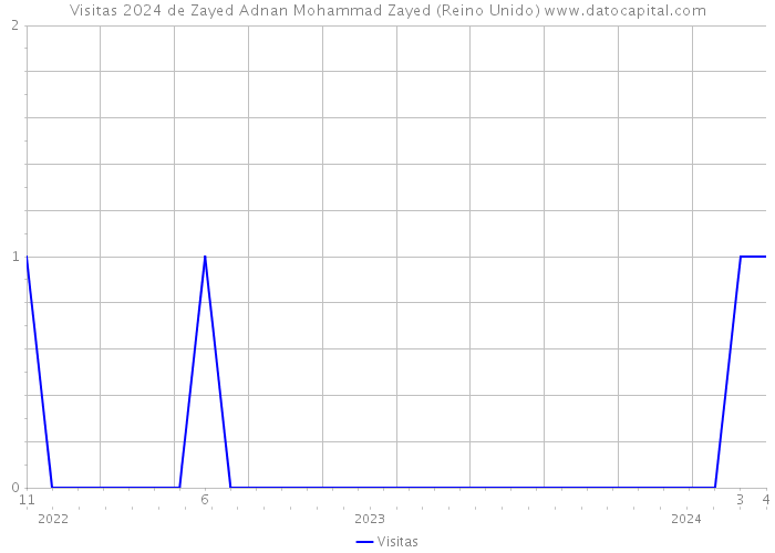Visitas 2024 de Zayed Adnan Mohammad Zayed (Reino Unido) 