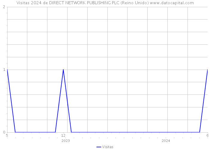 Visitas 2024 de DIRECT NETWORK PUBLISHING PLC (Reino Unido) 