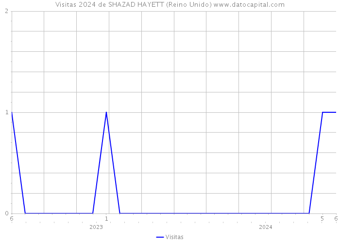 Visitas 2024 de SHAZAD HAYETT (Reino Unido) 