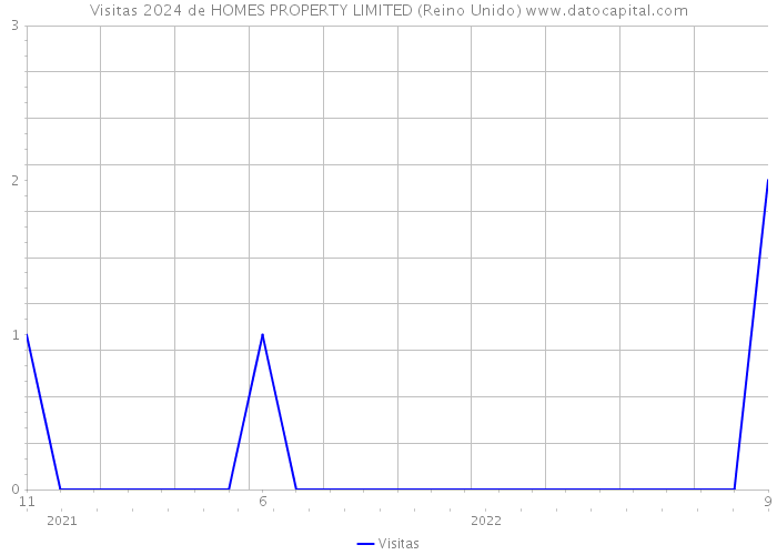 Visitas 2024 de HOMES PROPERTY LIMITED (Reino Unido) 