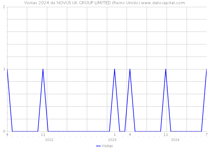 Visitas 2024 de NOVUS UK GROUP LIMITED (Reino Unido) 