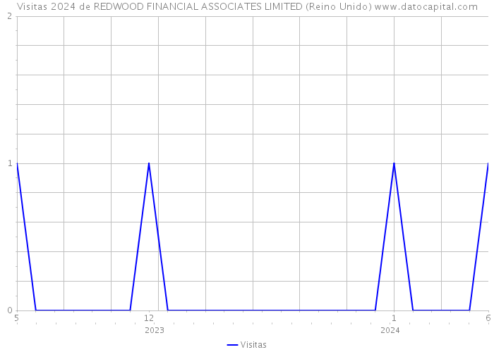 Visitas 2024 de REDWOOD FINANCIAL ASSOCIATES LIMITED (Reino Unido) 