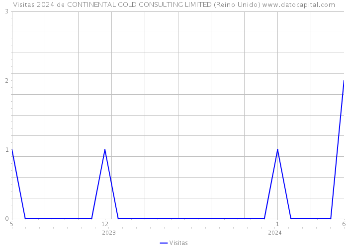 Visitas 2024 de CONTINENTAL GOLD CONSULTING LIMITED (Reino Unido) 