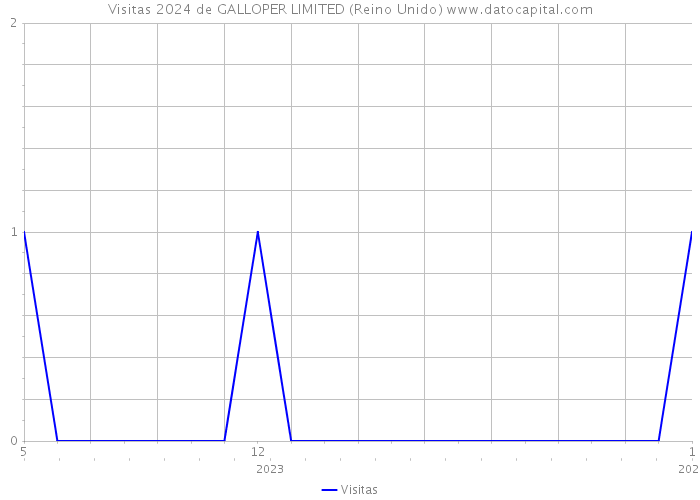 Visitas 2024 de GALLOPER LIMITED (Reino Unido) 